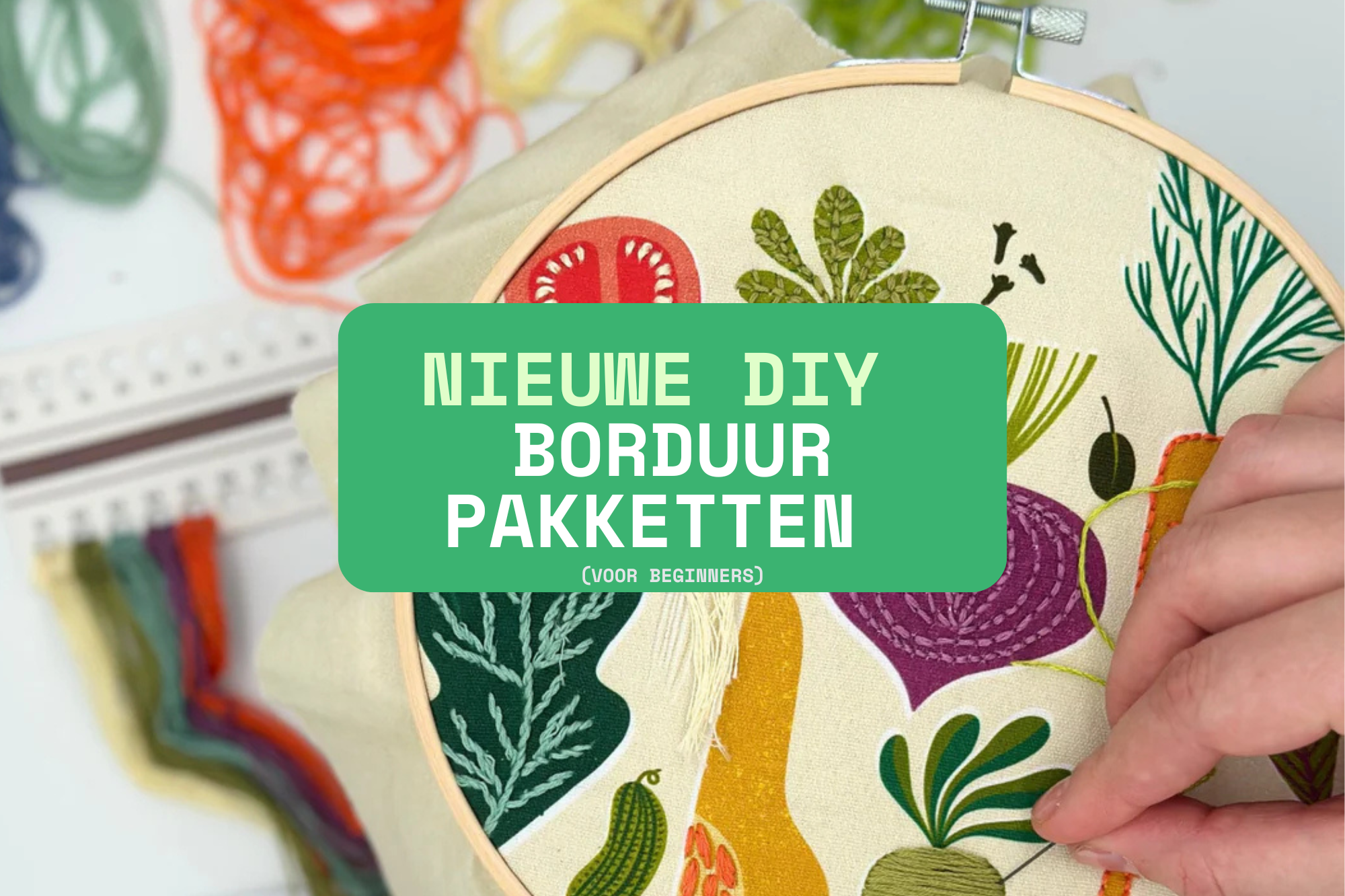 Nieuwe DIY borduurpakketten (voor beginners)