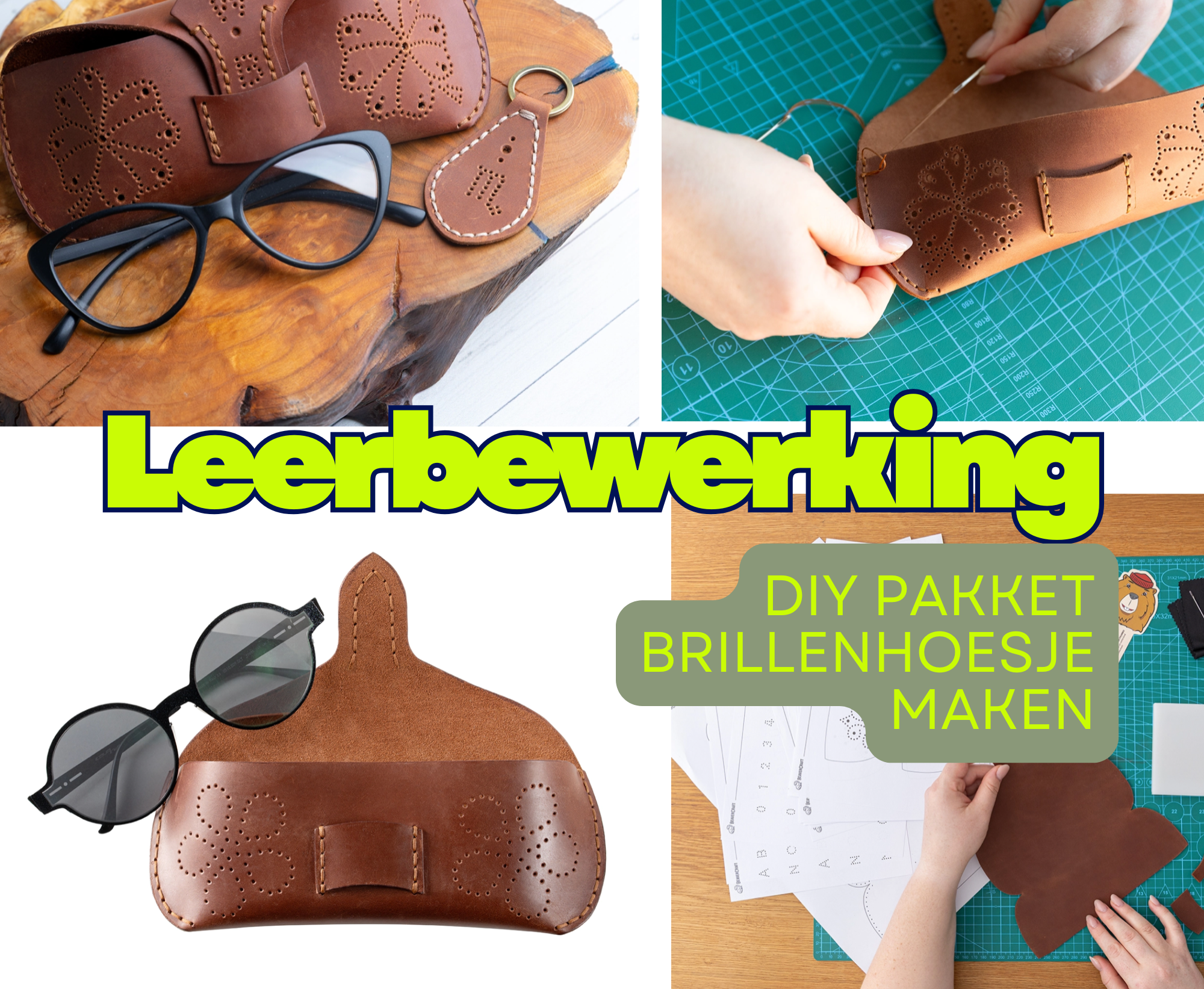 DIY leren brillen hoesje maken; hoe cool is dat?