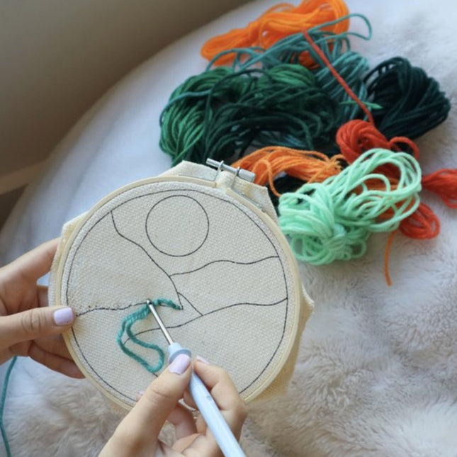 Punch Needle "Landschap"  - DIY pakket (beginners)