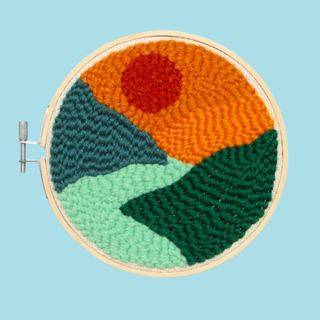 Punch Needle "Landschap"  - DIY pakket (beginners)