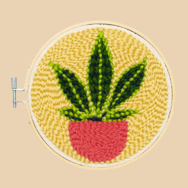 Punch Needle "Cactus"  - DIY pakket (beginners)