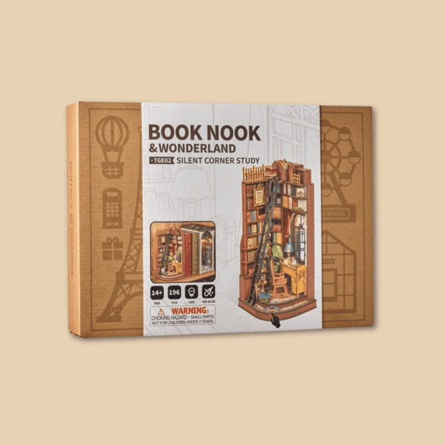 Book Nook Boekensteun "Silent Corner"- DIY Pakket