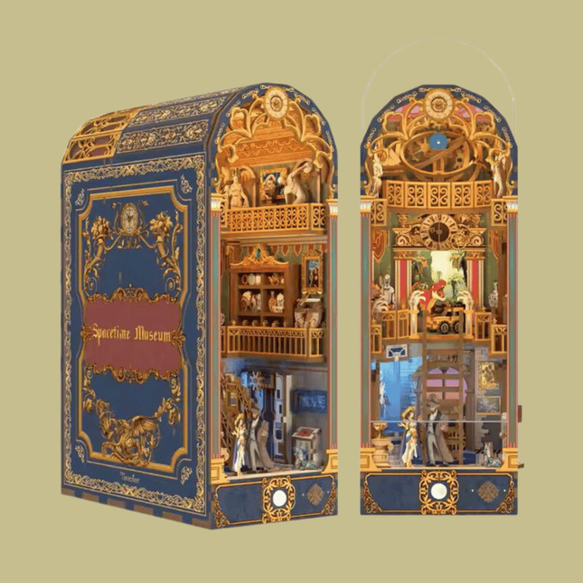 Book Nook Boekensteun "Spacetime Museum"- DIY Pakket