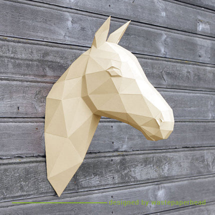 Paard Papercraft- DIY Pakket