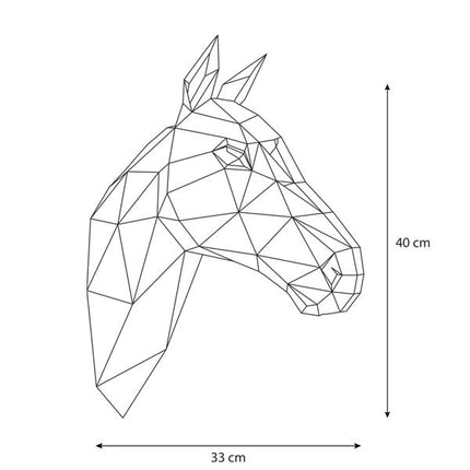Paard Papercraft- DIY Pakket