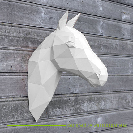 Paard Papercraft- DIY Pakket