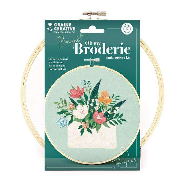 Borduren "bloemenboeket"  - DIY pakket