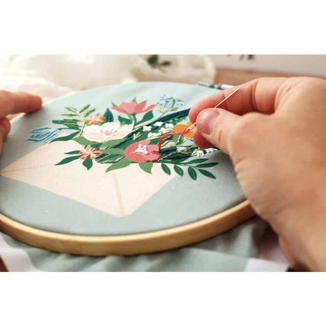 Borduren "bloemenboeket"  - DIY pakket