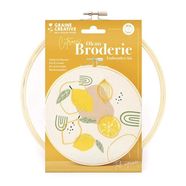Borduren "Lemon"  - DIY pakket