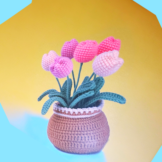 <h2><strong>DIY Tulpenmand haken 💐 </strong></h2>