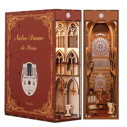 Book Nook Boekensteun "Notre Dame" - DIY Pakket