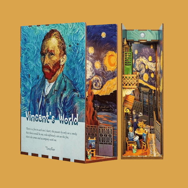 Book Nook Boekensteun "Vincent" - DIY Pakket