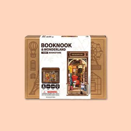 Book Nook Boekensteun "Shakespeare" - DIY Pakket