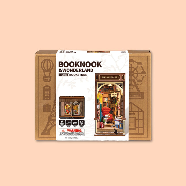 Book Nook Boekensteun "Shakespeare" - DIY Pakket