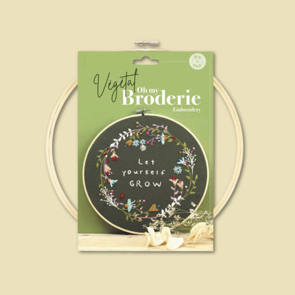 Borduren "Let yourself grow"  - DIY pakket