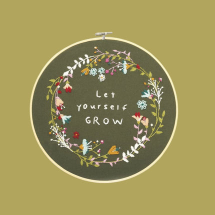 Borduren "Let yourself grow"  - DIY pakket