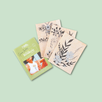 Borduren op kleding "Green Lovers"  - DIY pakket