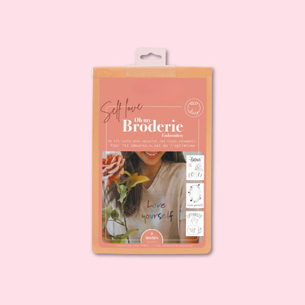 Borduren op kleding "Self Love"  - DIY pakket