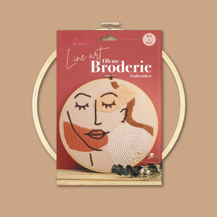 Borduren "Visage"  - DIY pakket