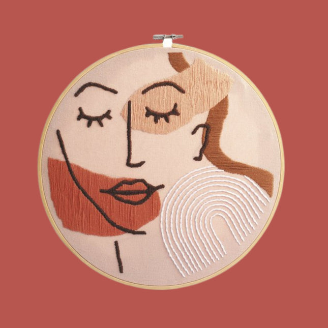 Borduren "Visage"  - DIY pakket