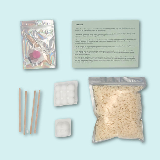 Bubble Kaars maken - DIY pakket