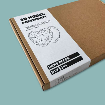 Cadeaubox Hartje Papercraft - DIY Pakket