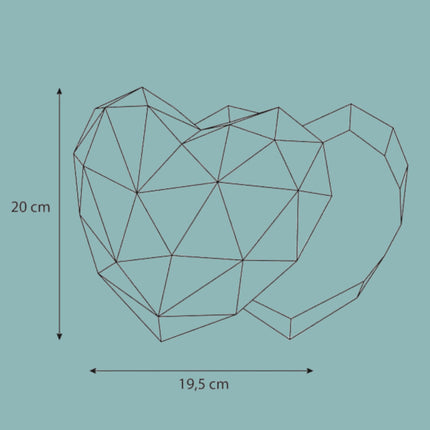 Cadeaubox Hartje Papercraft - DIY Pakket