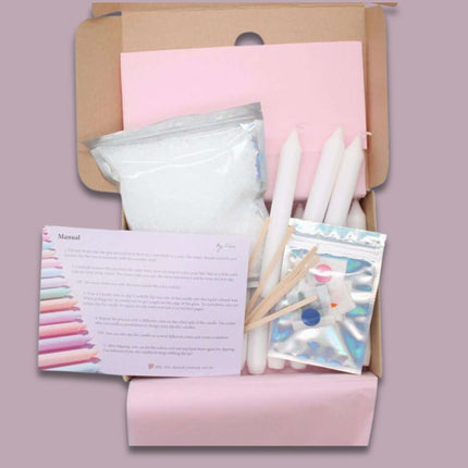 Dip-Dye kaarsen maken - DIY pakket