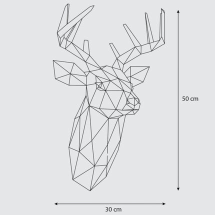 Hertenkop Papercraft - DIY Pakket