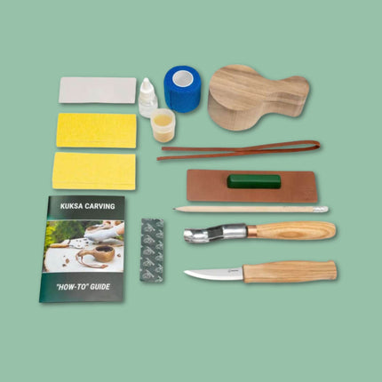 Houten kuksa beker - DIY Pakket