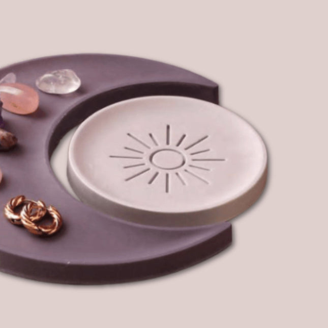 Jesmonite "Maan & Zon" - DIY Pakket