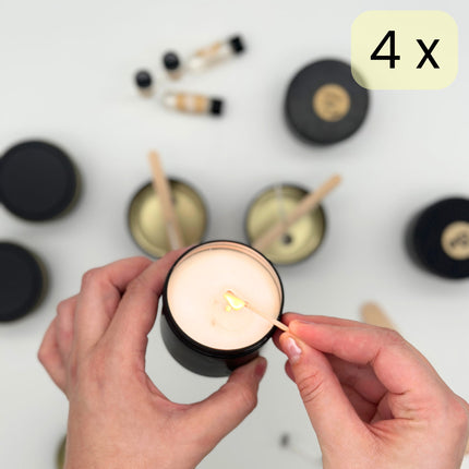 Kaarsen maken (4 stuks) - DIY Pakket