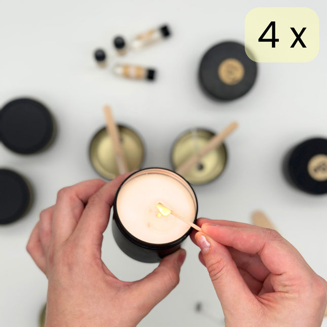 Kaarsen maken (4 stuks) - DIY Pakket