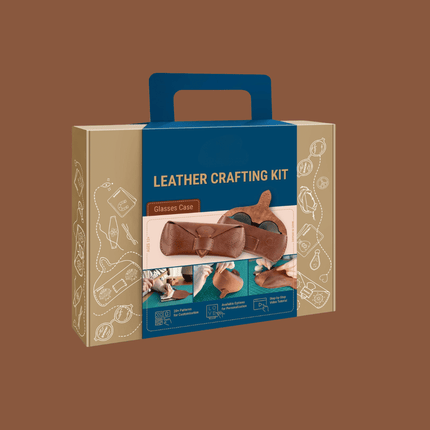 Leren brillenhoesje - DIY pakket