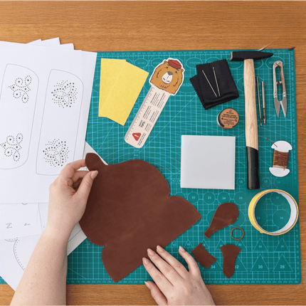 Leren brillenhoesje - DIY pakket