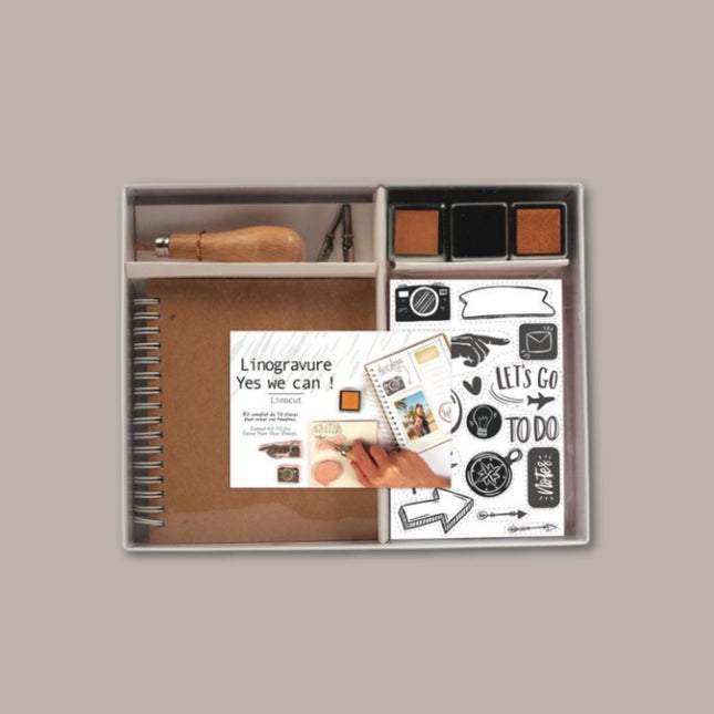 Lino graveren - DIY pakket