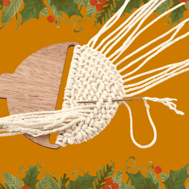 Macrame Kerstballen - DIY Pakket