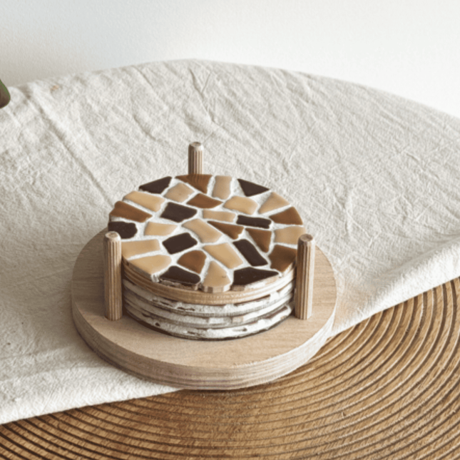 Mozaïek onderzetters - DIY Pakket