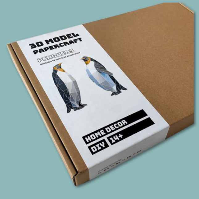 Pinguins Papercraft - DIY Pakket