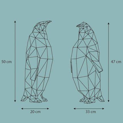 Pinguins Papercraft - DIY Pakket