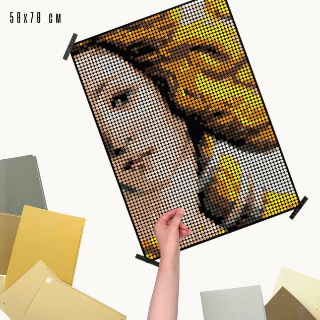 Pixel-art "Botticelli" - DIY pakket