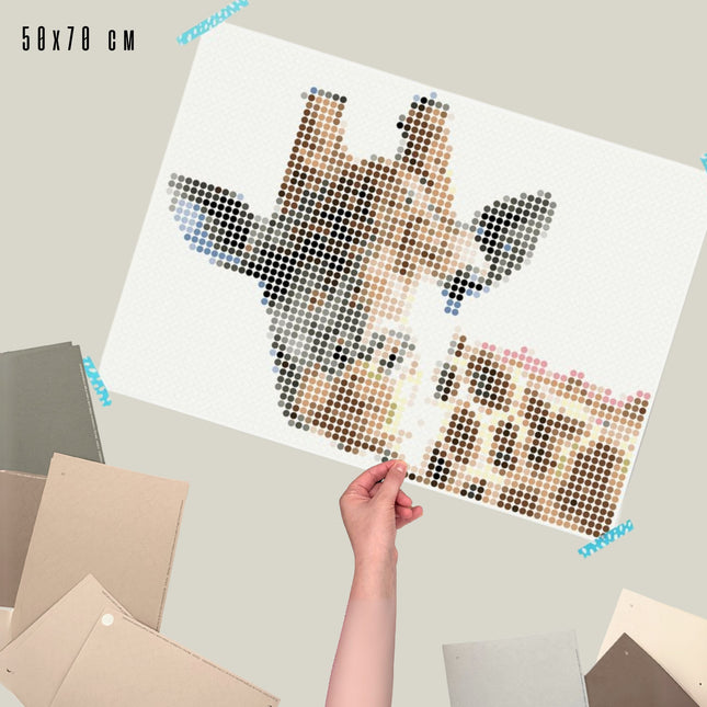 Pixel-art "Giraffe" - DIY pakket
