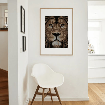 Pixel-art "Leeuw" - DIY pakket