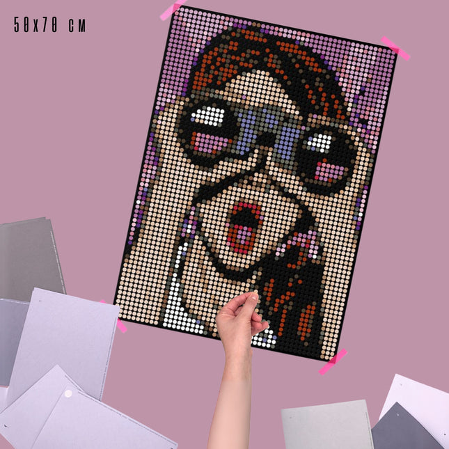 Pixel-art "Look" - DIY pakket