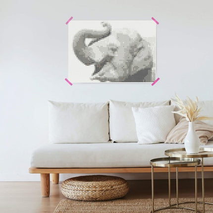 Pixel-art "Olifant" - DIY pakket