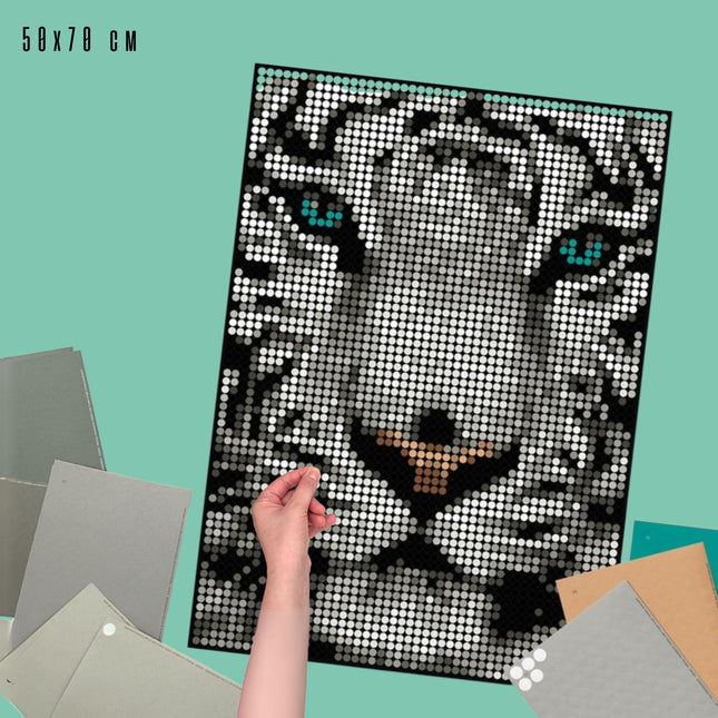 Pixel-art "Tijger" - DIY pakket