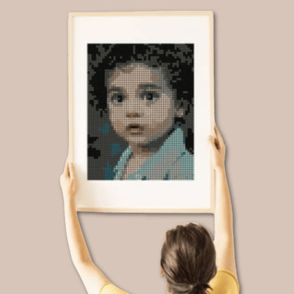 Pixel-art van je eigen foto – DIY Pakket (VOORVERKOOP)