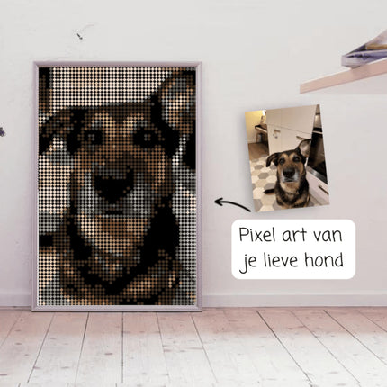 Pixel-art van je eigen foto – DIY Pakket (VOORVERKOOP)