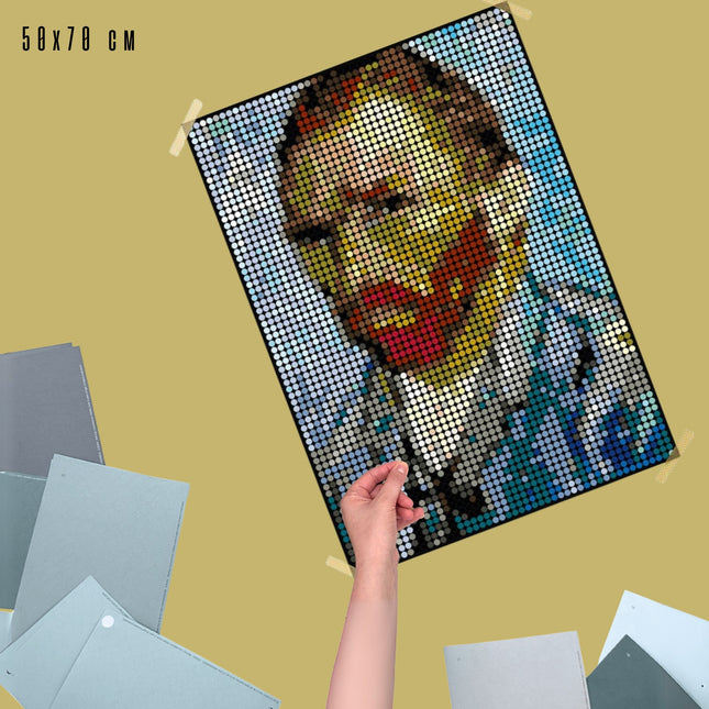 Pixel-art "Vincent van Gogh" - DIY pakket