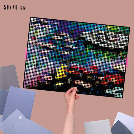 Pixel-art "Waterlelies" - DIY pakket